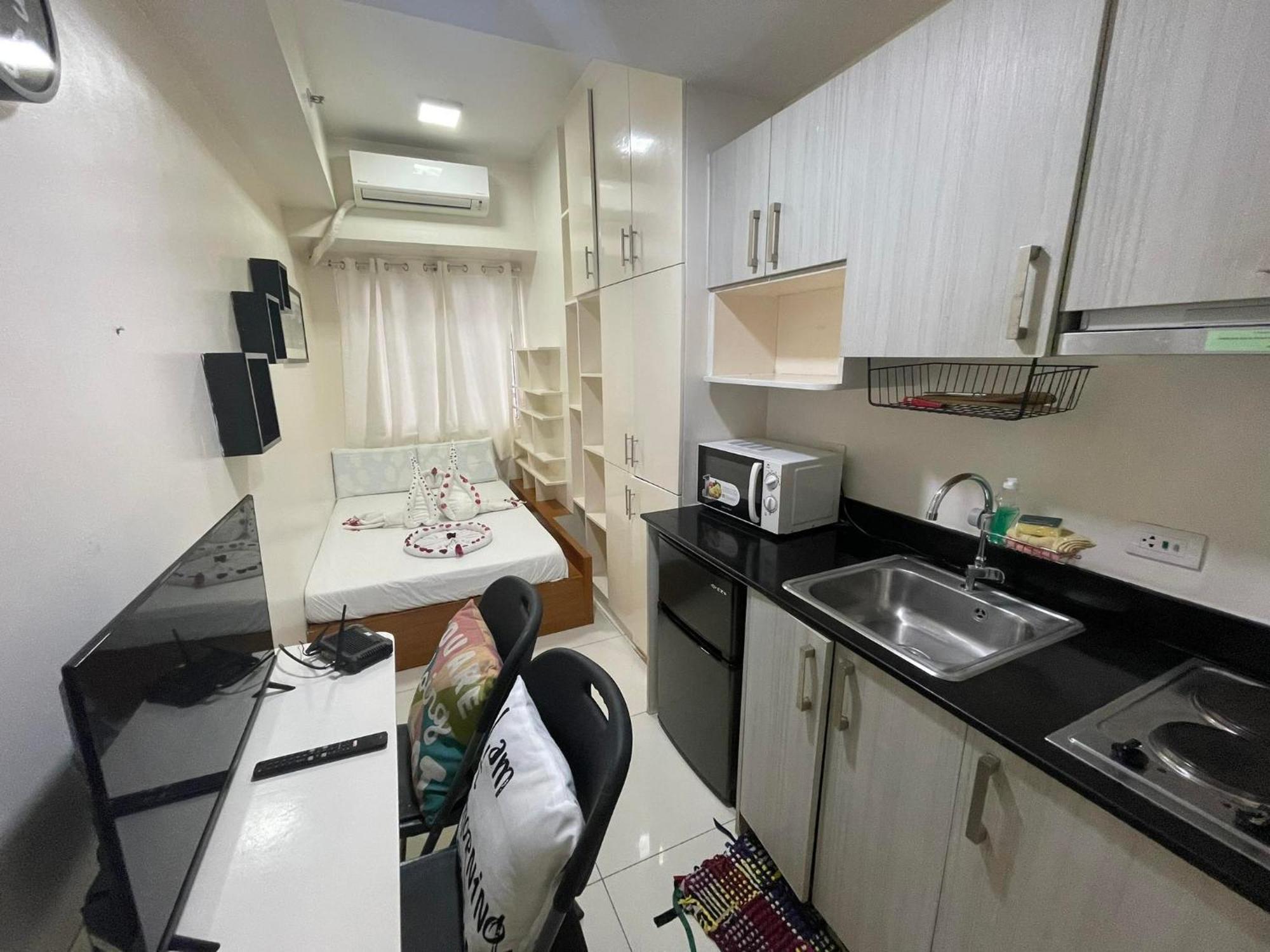 Apartamento estudio de 16 m² en Distrito Malate, con 1 baño privado. Manila Exterior foto